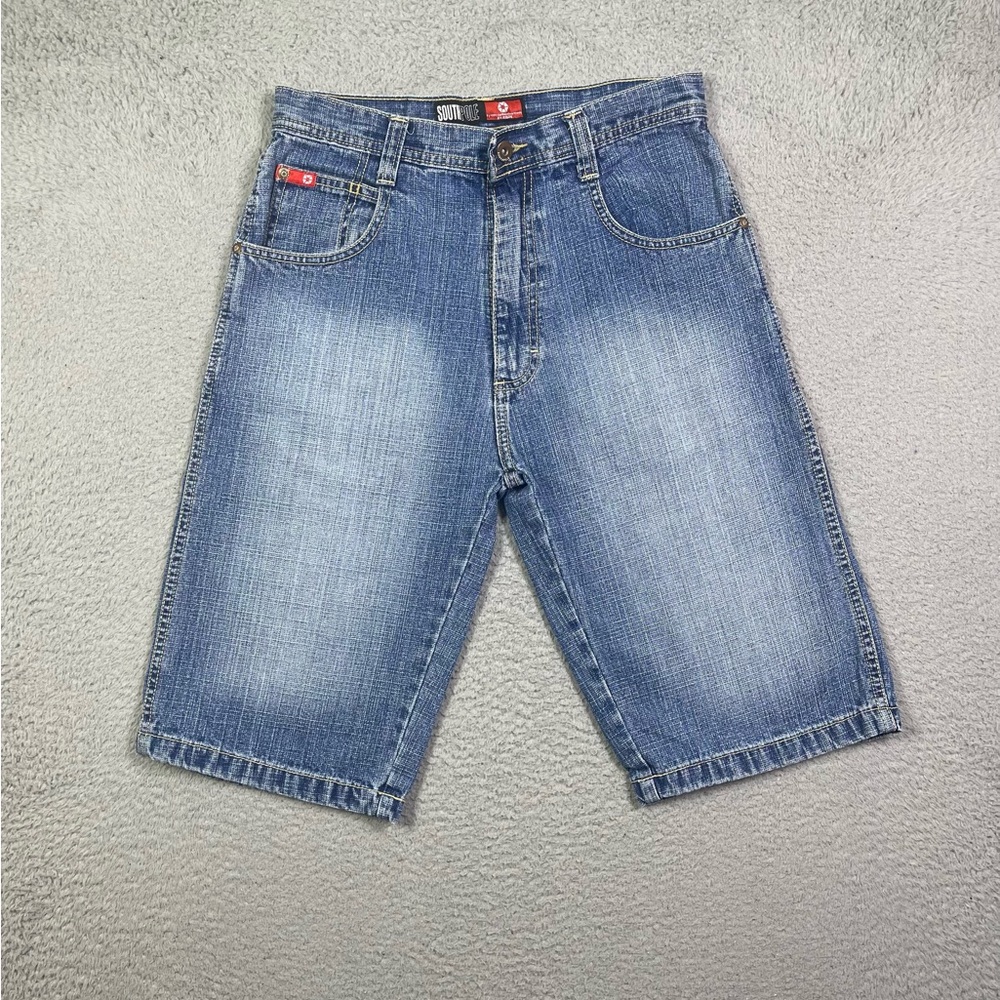 Kids vintage y2k South‎ Pole baggy jean shorts - Picture 2 of 4